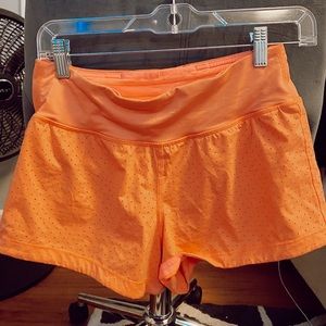 NEON LULULEMON SHORTS SZ 4